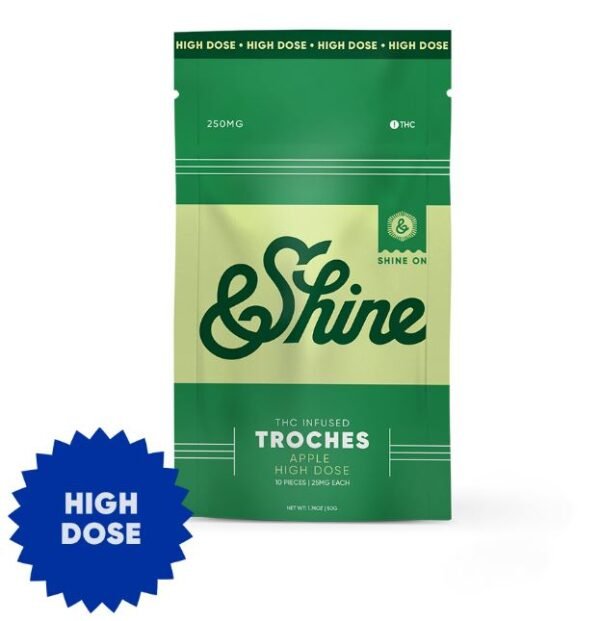 Apple Troches – &Shine – Hybrid – 250mg THC [10pk]